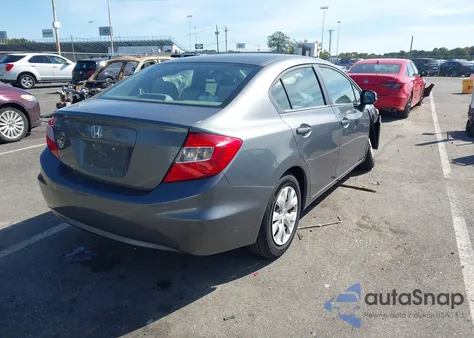 2012 Honda Civic Lx from USA, damaged, VIN 19XFB2F56CE388012